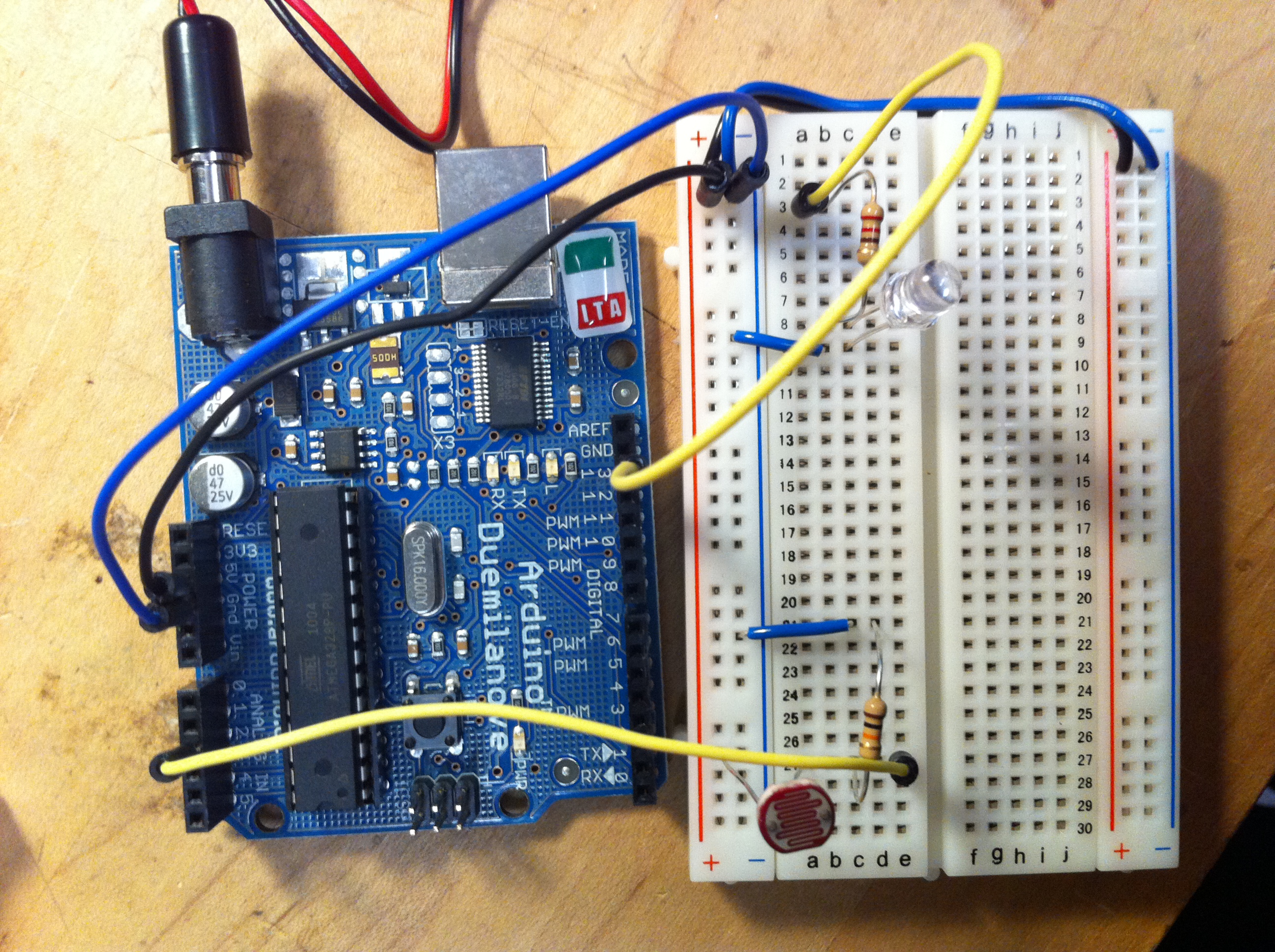 Arduino Photoresistor